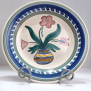 Vernon Kilns Pottery Gale Turnbull Hand Decorated T-631 Floral Serving Platter